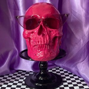 Nordstrom Lavender Rimless Cat Eye Sunglasses